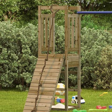 vidaXL Speeltoren 53x46,5x169 cm geïmpregneerd grenenhout, Kinderen en Baby's, Verzenden, Nieuw