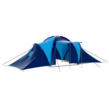 vidaXL Tent 9-persoons donkerblauw en blauw, Verzenden