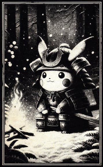 Æ (XX-XXI) - (Set of 3) “Pikachu no Bushid” (2025) –