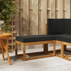 vidaXL Buitenstoel Bank Massief Acacia Hout Naturel, Verzenden
