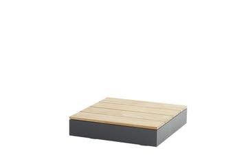 4 Seasons Outdoor Ibiza teak loungetafel 84 x 84 cm SALE |, Nieuw