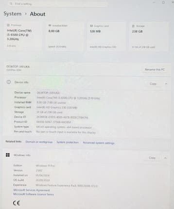 DELL Optiplex 3050 SFF - Windows 11 Pro PC (5 stuks), Intel i5-6500 , Gebruikt, 8 GB, Ophalen of Verzenden