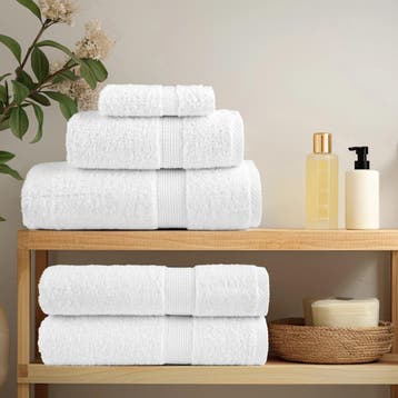 vidaXL Gastendoekjes SOLUND 50 st 600 g/m² 30x50 cm wit, Verzenden