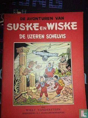 Suske en Wiske - De IJzeren Schelvis - 1955, Boeken, Stripverhalen, Gelezen, Eén stripboek, Verzenden