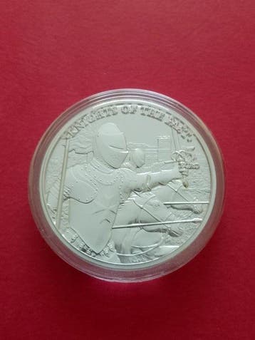 Malte. 5 Euro 2021, Knights of the Past, 1 Oz (Sans prix de