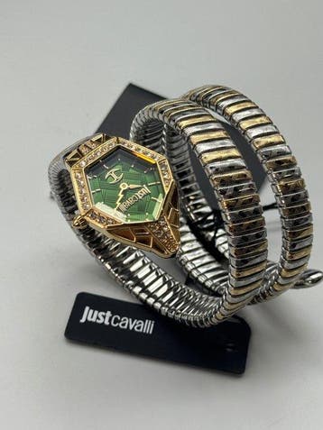 Just Cavalli - Signature Snake – Gold-Plated – Wrap Bracelet