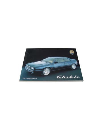 1994 MASERATI GHIBLI INSTRUCTIEBOEKJE ITALIAANS