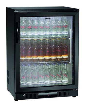 Barkoelkast | Zwart | 124L | 1 Zelfsluitende Deur | 230V |, Verzenden