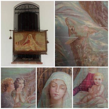 Ornement décoratif - Stendardo - 1900 Ca - Italie - 97 cm