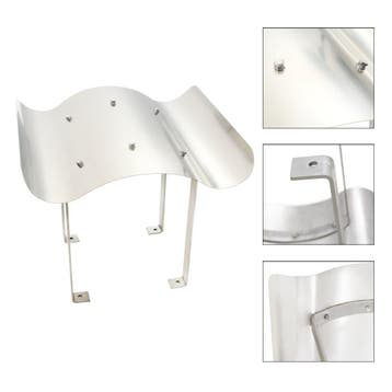 vidaXL Schoorsteenkap roestvrij staal 70 x 70 x 37 cm, Verzenden