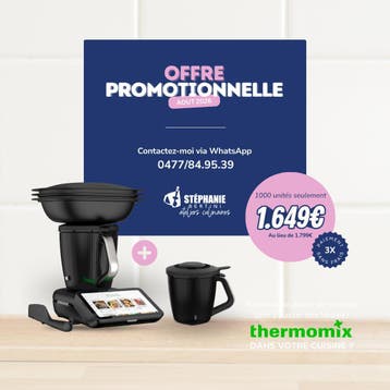Thermomix (Bimby) TM7 Liège – Pack BBQ ou Pack 2e bol, Verzenden