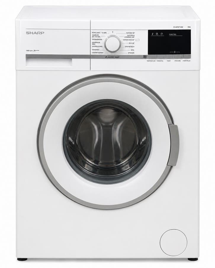 Sharp ES-GFB714W - Wasmachine - 7 kg - 1300 tpm -, Electroménager, Lave-linge, Enlèvement ou Envoi