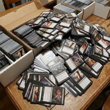 200 English Rare Cards - Black Edition - NM/EX Mixed, Hobby en Vrije tijd, Verzamelkaartspellen | Magic the Gathering, Nieuw