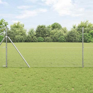 vidaXL Gelast gaashek 5000 x 120 cm Zilver, Verzenden, Nieuw