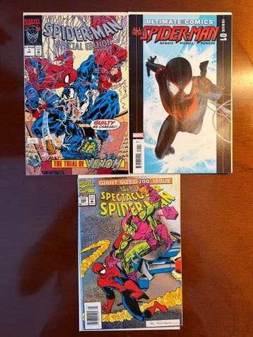 Spider-Man, Ultimate Spider-Man, The Spectacular Spider-Man, Livres