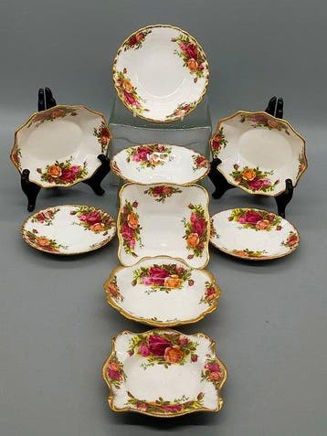 Eetservies - Royal Albert Old Country Roses Porzellan, Antiek en Kunst