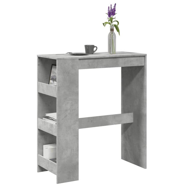vidaXL Bartafel met rekken 90x40x103,5 cm bewerkt hout, Maison & Meubles, Tables | Tables à manger, Envoi