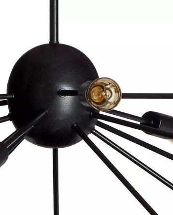Herstal - Herstal Group - Plafondlamp - Mir Black -*Dimbare