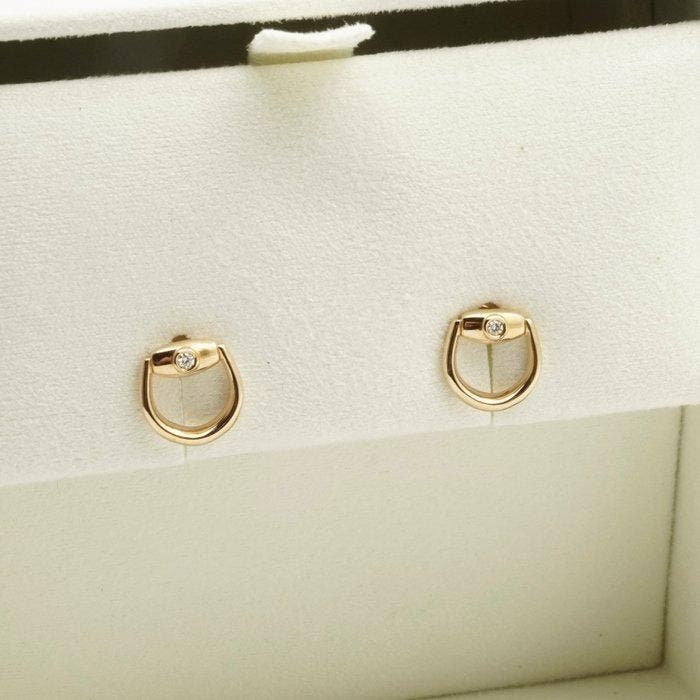 Gucci - Oorbellen - 18 karaat Geel goud, Handtassen en Accessoires, Oorbellen