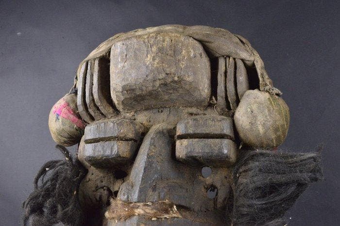 Guéré ceremoniële masker - Ivoorkust, Antiek en Kunst, Kunst | Niet-Westerse kunst