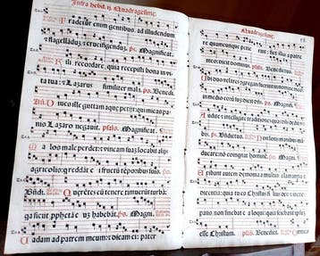 Catholic Church - Antiphonarium Romanum sheet Gregorian
