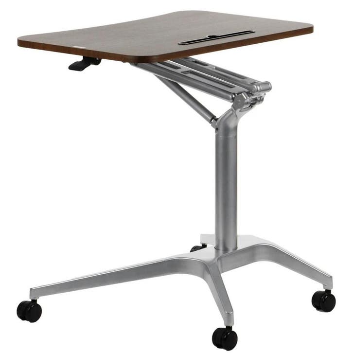 Zit-/Statafel | CRANE | Hout/Staal | Houtlook Blad | Grijs, Articles professionnels, Horeca | Équipement de cuisine, Envoi