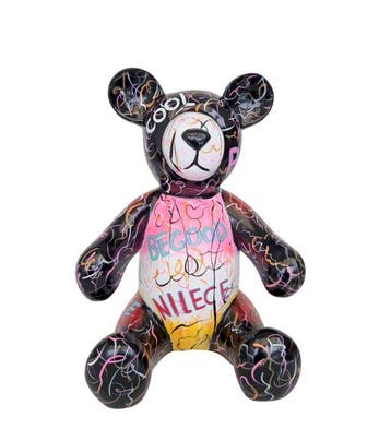 Figurine - Pop art Teddy bead - fibre optique