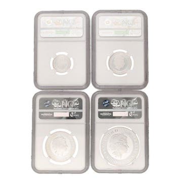 Australië. 10, 25, 50 cent & 1 Dollar 2016P - Australian, Postzegels en Munten