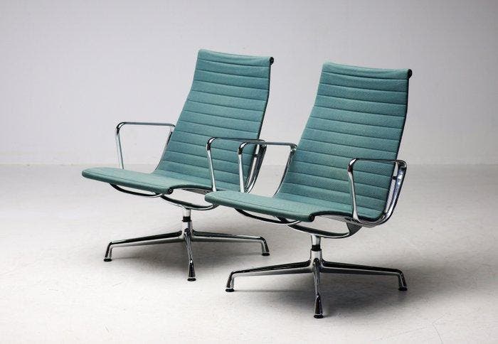 Vitra - Charles & Ray Eames - Chaise longue (2) - EA 116 -, Antiquités & Art, Art | Objets design