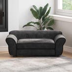 vidaXL Hondenbank 72x45x30 cm pluche zwart, Verzenden, Nieuw