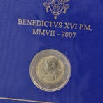 Vaticaan. 2 Euro 2007 80° Benedetto XVI (Zonder