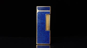 Dunhill - Lapis Lazuli Pattern Rollagas Lighter - Aansteker