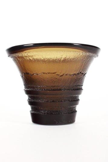 Daum Frères - Vaas - Glas - Art Deco - zuurgeëtst