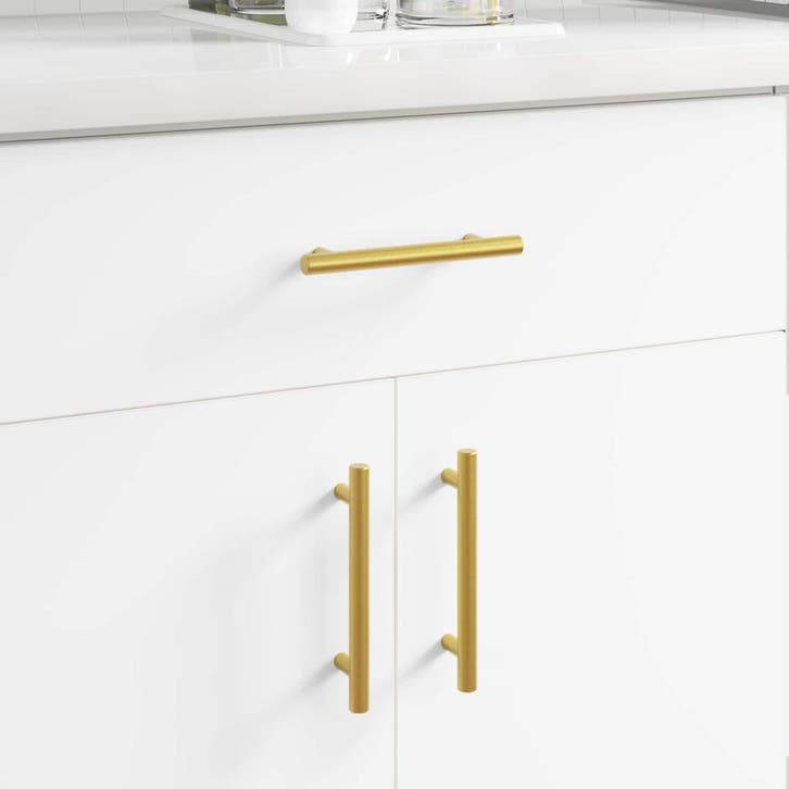 vidaXL Kast Handvat 510 pcs Goud 150 mm Roestvrij staal, Doe-het-zelf en Bouw, Hang- en Sluitwerk, Nieuw, Verzenden