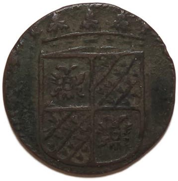 Nederland, Groninger Ommelanden Duit 1692 (Zonder, Postzegels en Munten