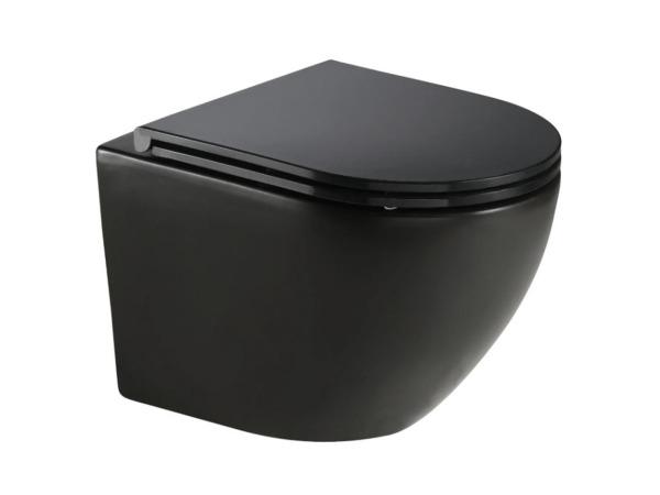 Veiling - Hatria wandtoilet 53cm cycloneflush Futura mat zwa, Bricolage & Construction, Sanitaire