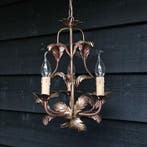 Kroonluchter - Acanthus bladeren - Smeedijzer - Tole