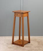 Table à plantes - Table d’appoint en chêne - bois de chêne, Antiquités & Art