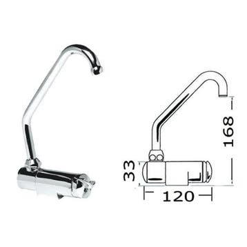 Bieden: Osculati Chrome Star Series Mixer Tab Foldable Hot/, Ophalen of Verzenden, Nieuw
