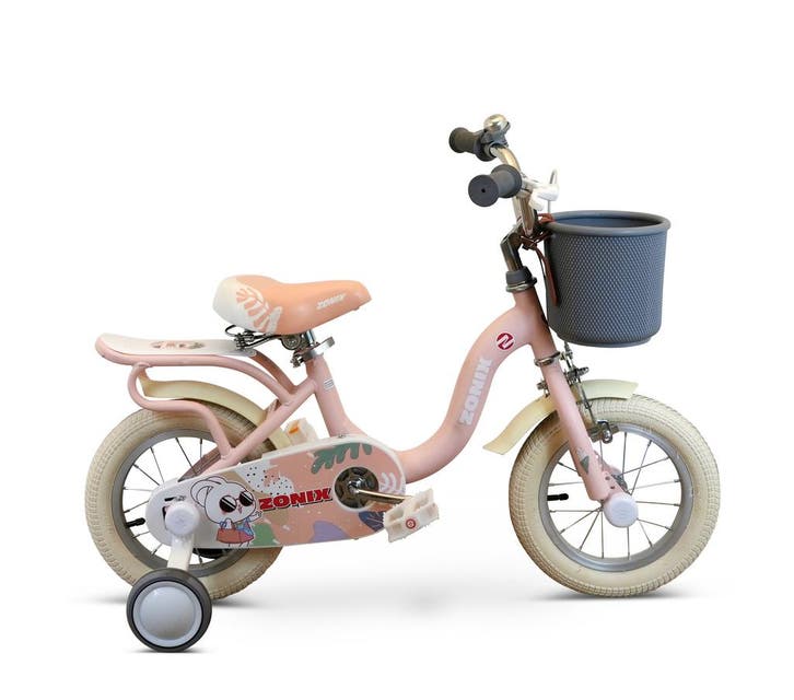 Zonix Meisjesfiets 12 Inch Licht Pastelroze Kinderfiets Met, Fietsen en Brommers, Fietsen | Meisjes, Ophalen of Verzenden