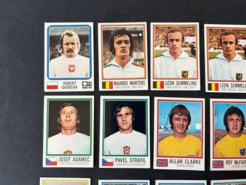 1974 Panini World Cup Munchen 74 Eusebio, England, Belgie,, Collections
