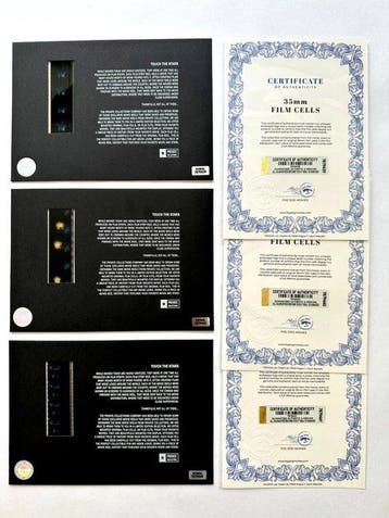 RoboCop – Super rare Trilogy Set of 3 Mounted 35mm Film, Nieuw