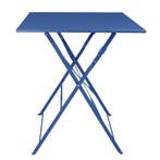 Inklapbare Tafel | PERTH | Staal | Marineblauw |, Verzenden, Nieuw in verpakking
