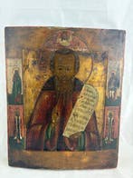 Icoon - Russische icoon Sint-Pafnutij van Borovsk - Hout