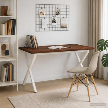 vidaXL Eettafel met levendige rand 140 x 90 x 75 cm, Verzenden