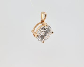 Zonder minimumprijs - Hanger - 14 karaat Geel goud - 2.56ct.