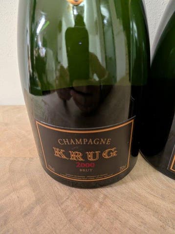 2000 Krug, Vintage - Champagne Brut - 3 Flessen (0.75 liter), Nieuw