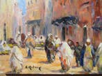 Bruno Retaux (1947) - Marrakech Maroc, Antiek en Kunst