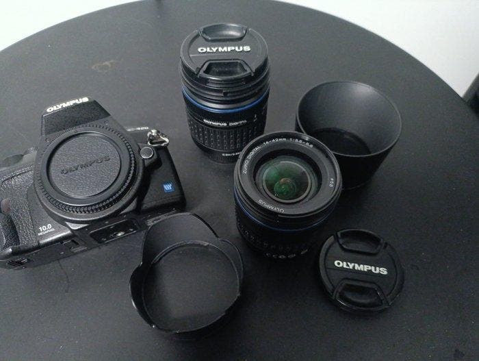 Olympus E-420 Kit (zuiko digital 14-42mm/3.5-5.6,, Audio, Tv en Foto, Fotocamera's Digitaal
