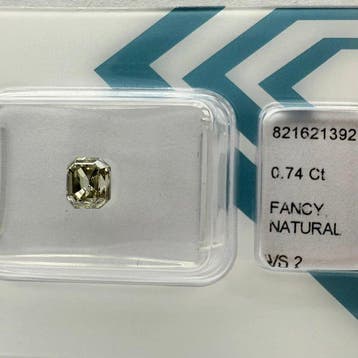 Zonder minimumprijs - 1 pcs Diamant (Natuurlijk gekleurd) -, Nieuw